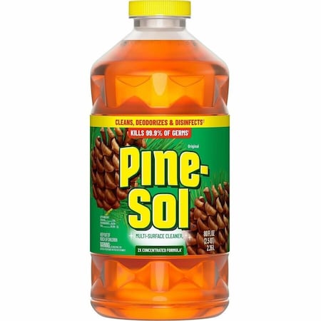 Pine-Sol Multi-Surface Cleaner, For Multi Surface, Concentrate, Liquid, 80 fl oz (2.5 quart), Original, 6PK 60160