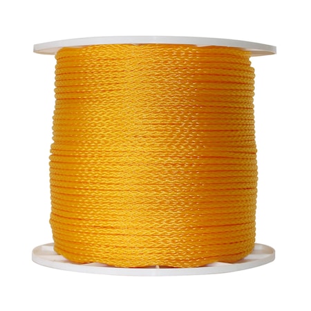 Wellington Koch Industries 1/4 in. D X 1000 ft. L Yellow Hollow Braided Poly Rope 5060845