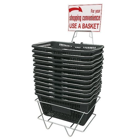 R.W. Rogers Co Hand Basket Set, Gray, 8-in L H2112015
