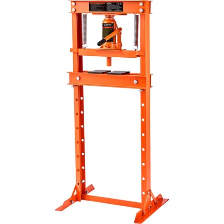 Vevor Hydraulic Shop Press 12 Ton with Press Plates H-Frame Benchtop Press Stand ZX0901 6T