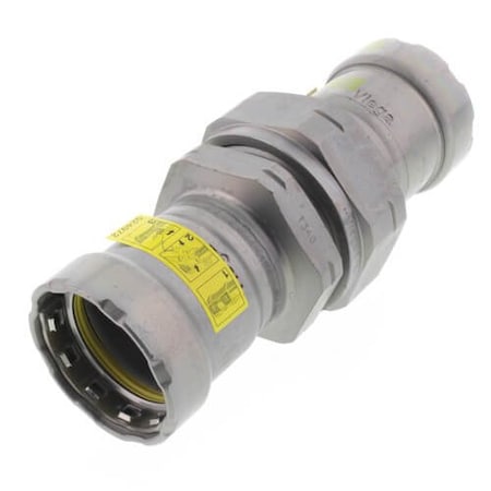 Viega MegaPressG union P1 1 P2 1 carbon steel zinc-nickel coating 25711