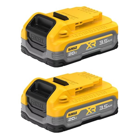 Dewalt 20V MAX* XR POWERSTACK 3.5Ah Battery 2-Pack DCBP320-2
