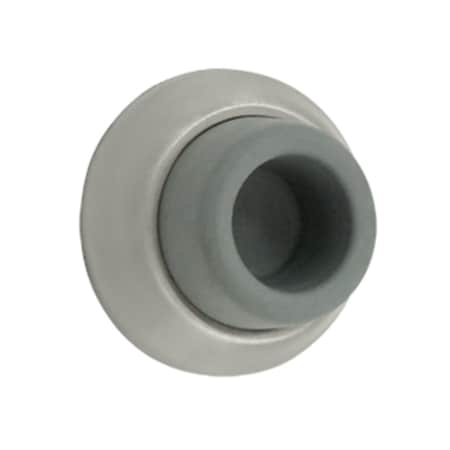 Patioplus 1.87 in. Diameter Flush Bumper, Satin Nickel - Solid PA927120