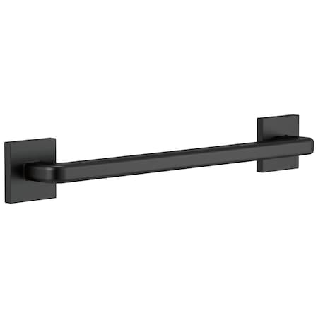 Delta Grab bar, 3 L, Stainless Steel, Matte Black 41918-BL