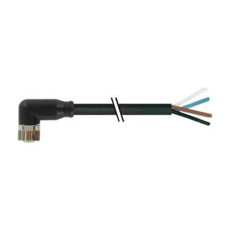 Murrelektronik Cordset, PUR Cable Jacket, 10 m L Cable 7000-08101-6311000