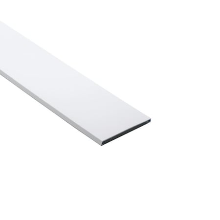 Hellerman Tyton Wiring Duct Cover for 4" Duct, 6 ft Sections, PVC, White, 120ft/ctn, 120PK 181-94014