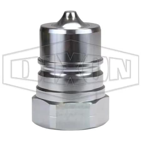 Dixon DQC K Interchange Female Plug, 2- 11-1/2 Nominal, Female NPTF, Steel K16F16