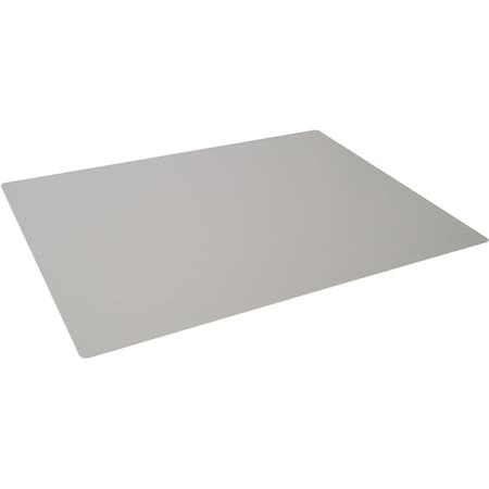 Durable Office Products Contoured Edge Desk Mat, 19.69'' x 25.59'', Gray 713310