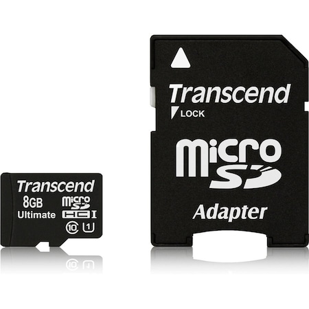 Transcend Information Transcend Ultimate 8 GB Class 10/UHS-I microSDHC TS8GUSDHC10U1