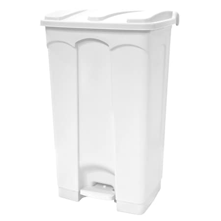 Quantum Storage Systems Step-On Contianer, 23 Gallon, White CSO-23WT
