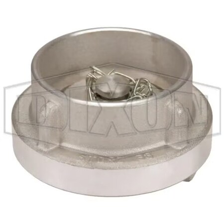 Dixon The Right Connection Fire Hose Cap with Cable, 1-1/2 in Nominal, Storz End Style, Forged Aluminum, D SC150-NL