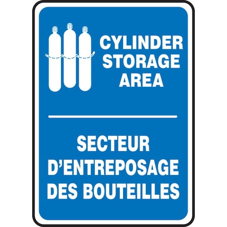 Accuform SAFETY SIGN CYLINDER STORAGE AREA FBMCPG520VP FBMCPG520VP