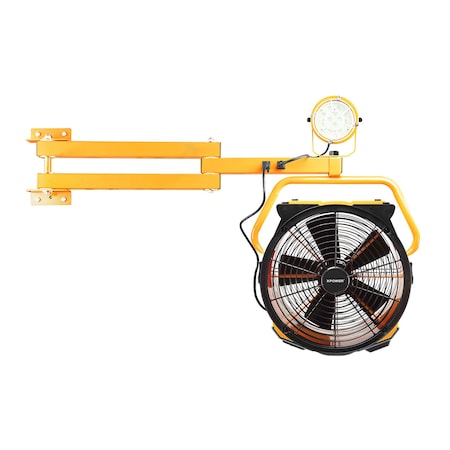 Xpower 3600 CFM 5 Speed 18in Warehouse, Dock, Trailer Cooling Fan with Built-in 3-Hour Timer FA-420K2