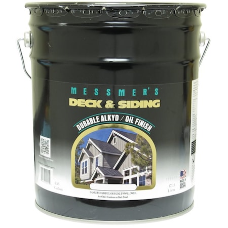 Decking Stain 5 Gal Clear Deck and Siding Oil Finish Stain, Neutral Tint Base, 250 VOC CDSO-10