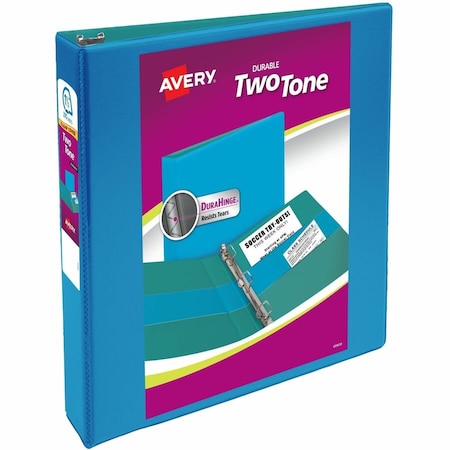 Avery Two-Tone Durable View 3 Ring Binder, 1.5" 17292
