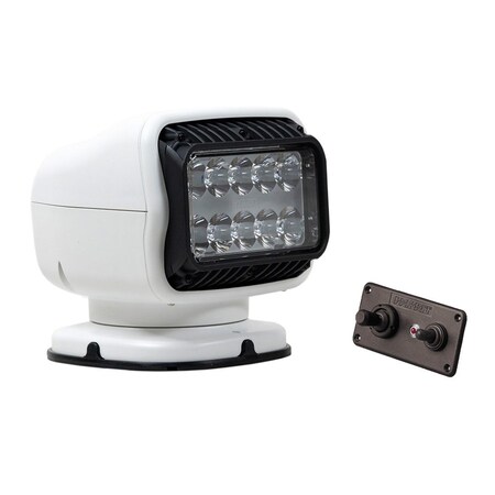 Golight GT Series LED Hybrid Light Permanent Mount w/Hardwired Dash Mount Remote - 12V - White 20208GT