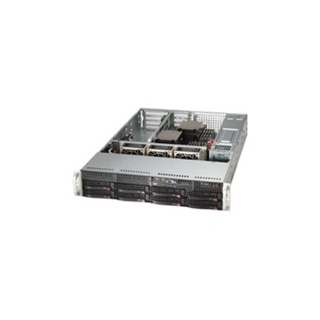 Supermicro SuperServer Dual LGA1356 740W 2U Rackmount Server BareboneSystem (Blk) SYS-6027B-URF