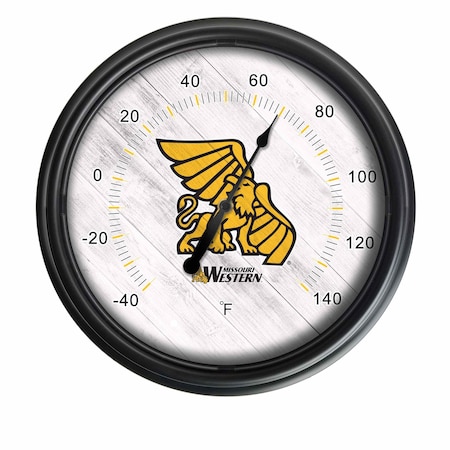 Holland Bar Stool Co Missouri Western State University Indoor/Outdoor LED Thermometer ODThrm14BK-08MOWSt