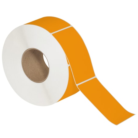 Tape Logic 3 x 5in Fluorescent Orange Thermal Transfer Labels, 6PK THL144RG