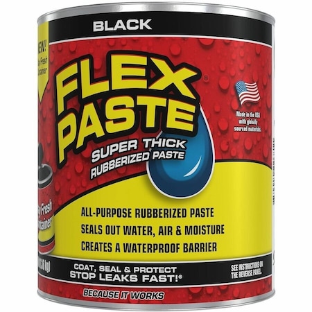 Flex Seal Flex Paste Black 3 lb, 4PK PFSBLKR32
