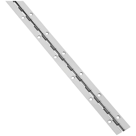 National Hardware Steel 1-1/16'' x 48'' Nickel Continuous Hinge N148-379