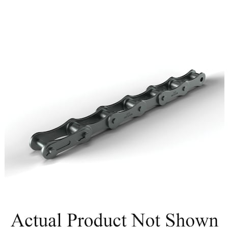 Hkk Chain HKK Double Pitch Riv Transmission, 10 ft OAL, 2 P, 5/8 Dia x 5/8 W, AS DA080R1A