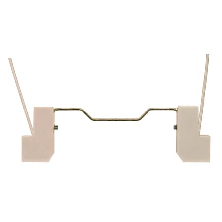 Satco 118mm Dbl Ended Porcelain Halogen Sckt R7S Base 9in Leads 1-5/8in Height 5-5/8in Width 1000W 250V 90/1077