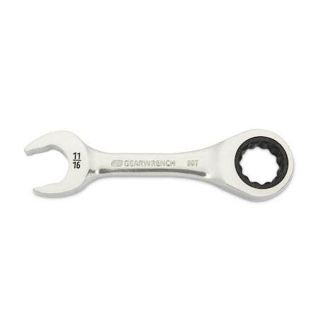 Gearwrench Stubby Combination Ratchet, 11/16in 86856