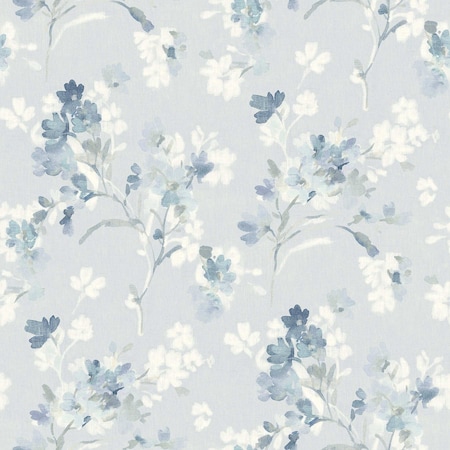 Chesapeake Azalea Light Blue Floral Branches Wallpaper 4134-72526