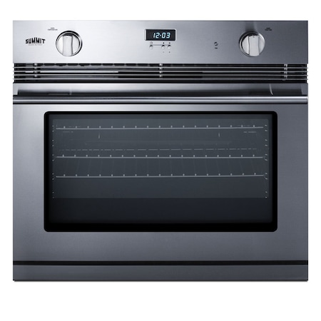 Summit 30in Wide Gas Wall Oven SGWOGD30