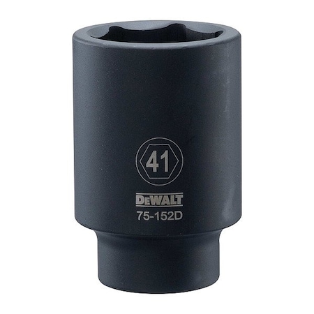 Dewalt Deep Impact Socket, 3/4 IN DR, 41MM DWMT75152OSP