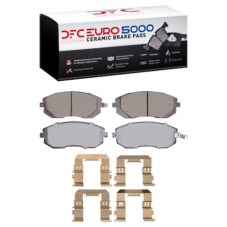 Dfc 5000 Euro Ceramic Disc Brake Pad Set,  1600-0929-01