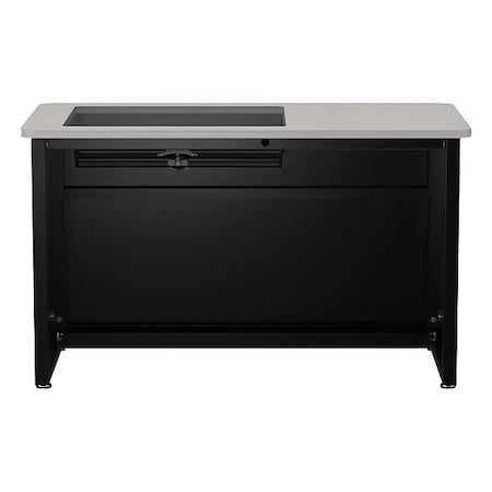 Versadesk Computer Desk, 24 in D X 31 in H, 48 in W X DV4824-BG