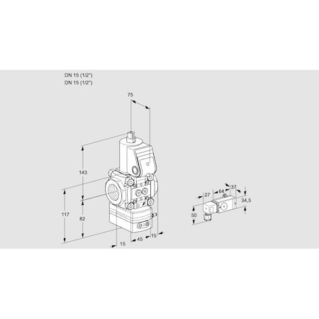 Honeywell Kromschroder VAD115R/NW-100B KS88020602