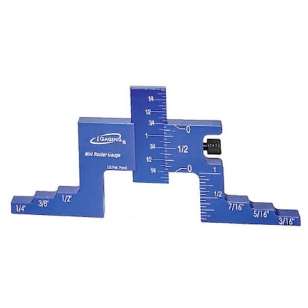 Igaging 1in Mini Adjustable Router Depth Gauge 36-RG-01