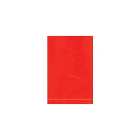 Bubblefast 1000-4 x 6'' - 2 Mil Red Flat Poly Bags, 1000PK BFPB390R