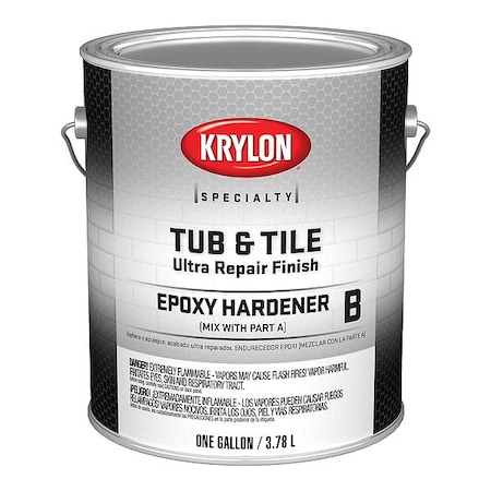 Krylon Epoxy Coating, White, Porcelain K04591B07