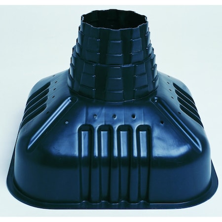 Squarefoot Footing Form with Flange, 16.6 in L, Concrete/Plastic SF22