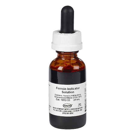 Hach Ferroin Indicator Solution, 5 mL 181233