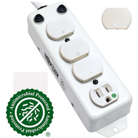 Tripp Lite OutletStrip, White, 8-17/32in, 4Outlets PS-415-HG-OEMRA