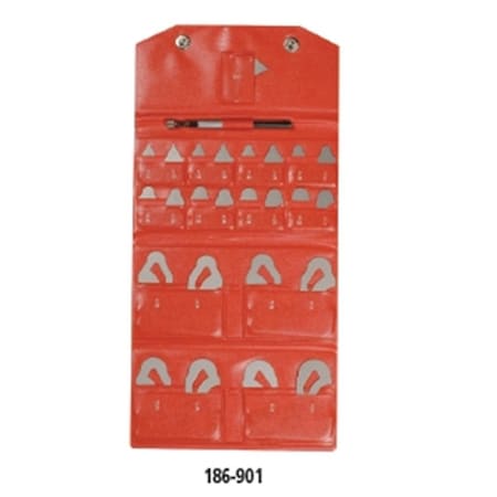Mitutoyo 0.015 in. Radius Gage Set 201441