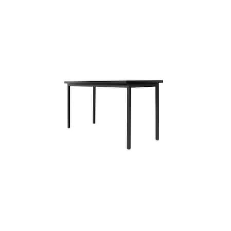 Diversified Spaces Metal Activity Tables, 72 in W, 36 in L, 29-1/2 in H, Laminate, Black X724LBB