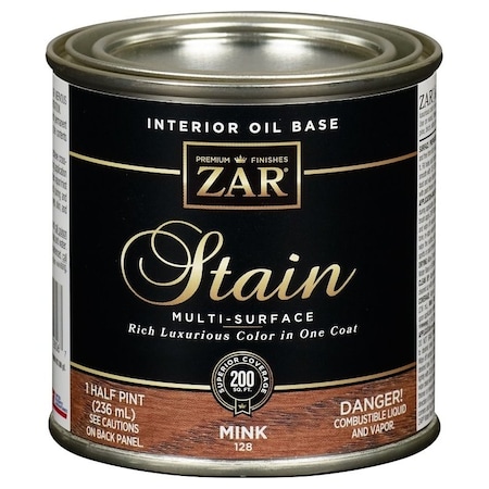 Zar Wood Stain, Early American, Liquid, 0.5 pt, Can 12806