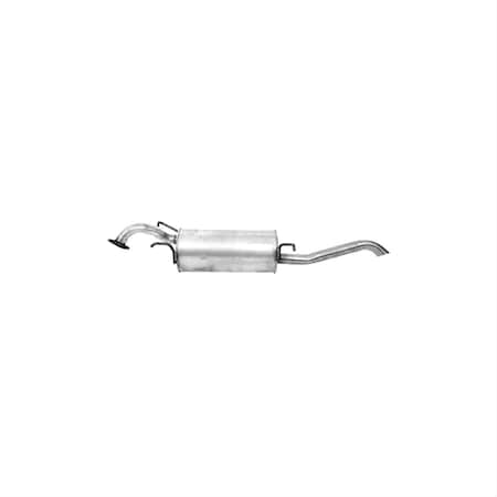 Perfectpitch Muffler Quiet-Flow SS Oval Stainless Steel Natural for use on Chevey PE756759