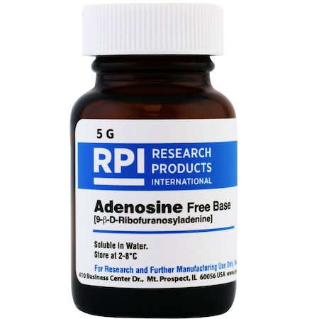 Rpi Adenosine, Free Base 9-B-D-Ribofuranosyladenine, 5 Grams A10050-5.0