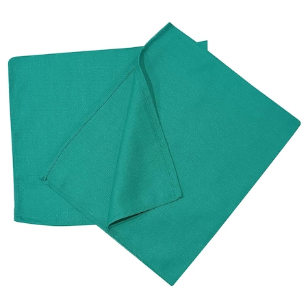Supremeplus Premium Huck Towels, 15 in x 27 in (Green), Pack of 100, 100PK SP-7707