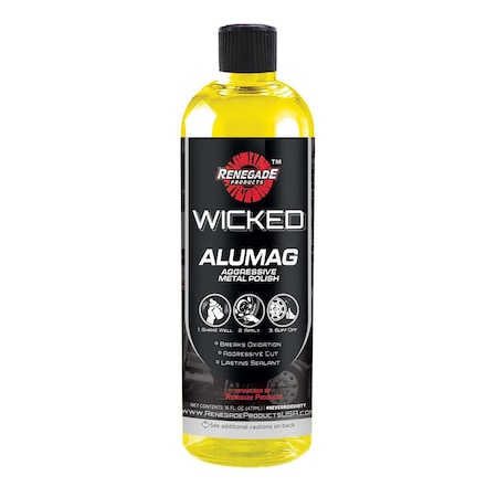 Renegade Products Usa Wicked Alumag Metal Polish 16 Oz. LFGWP90616