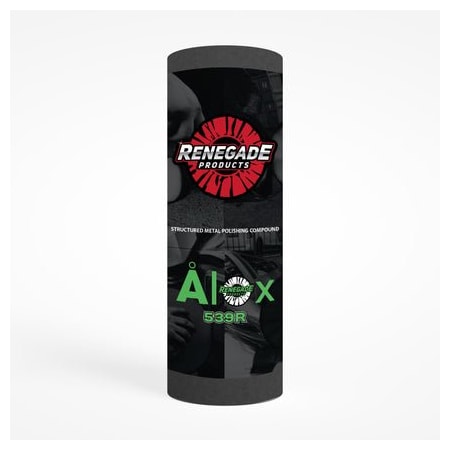 Renegade Products Usa AlOx Structured Polishing Compounds, Full Tube, 539R: High Cut and Color Light Green CBM539R-MBAR