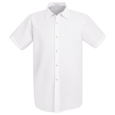 Red Kap 505Wht Mens White Ss Cook Shirt 5050WH SS XL