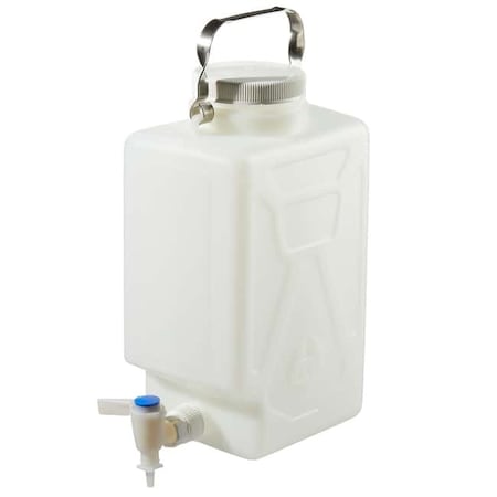 Nalgene Carboy, HDPE, 358 mm H, White DS2327-0020